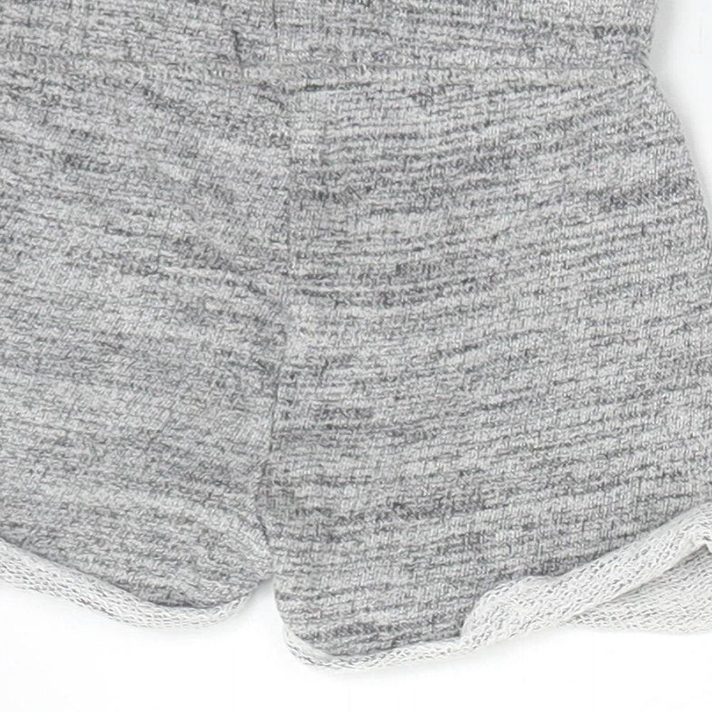 Next Boys Grey Cotton Cropped Trousers Size 6-9 Months