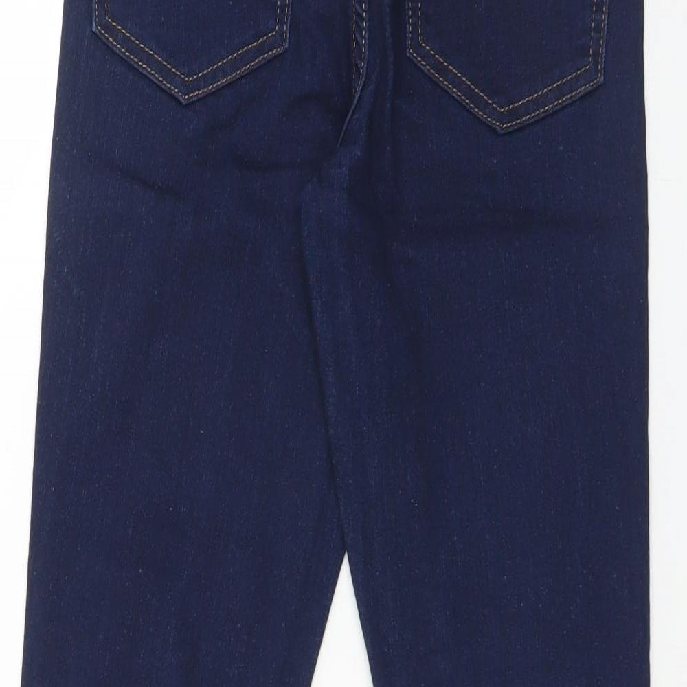 Preworn Womens Blue Skinny Jeans Size 6 L25 in Regular