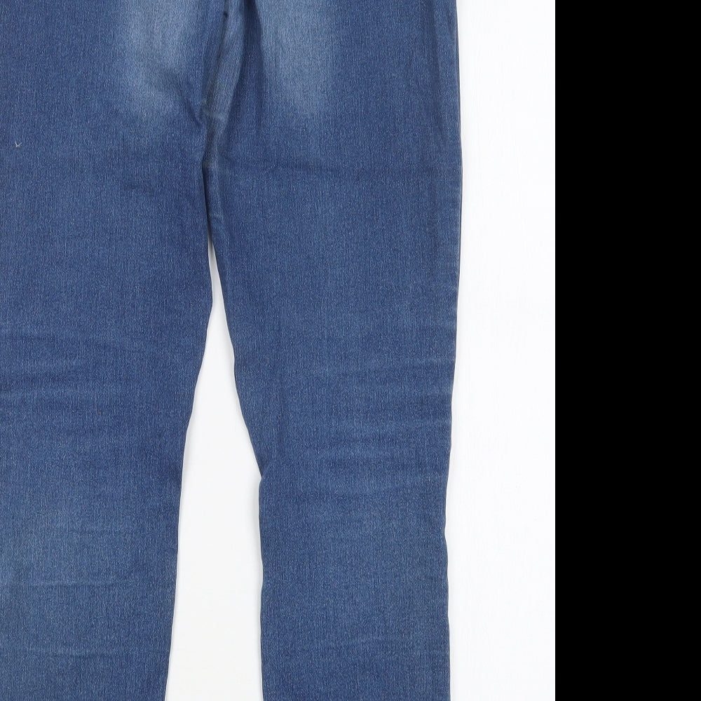 Denim Co Womens Blue Cotton Skinny Jeans Size 12 L28 in Regular