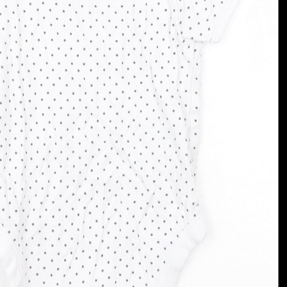 Preworn Baby White Geometric Babygrow One-Piece