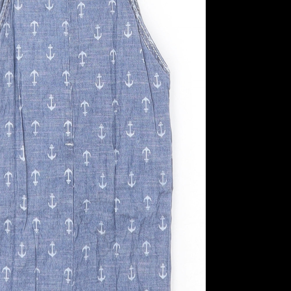 Preworn Baby Blue Dungaree One-Piece - Boat