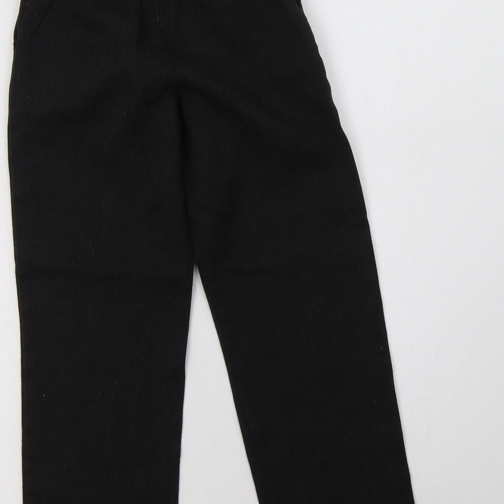 George Boys Grey Polyester Dress Pants Trousers Size 6-7 Years Regular Hook & Loop - School Wear