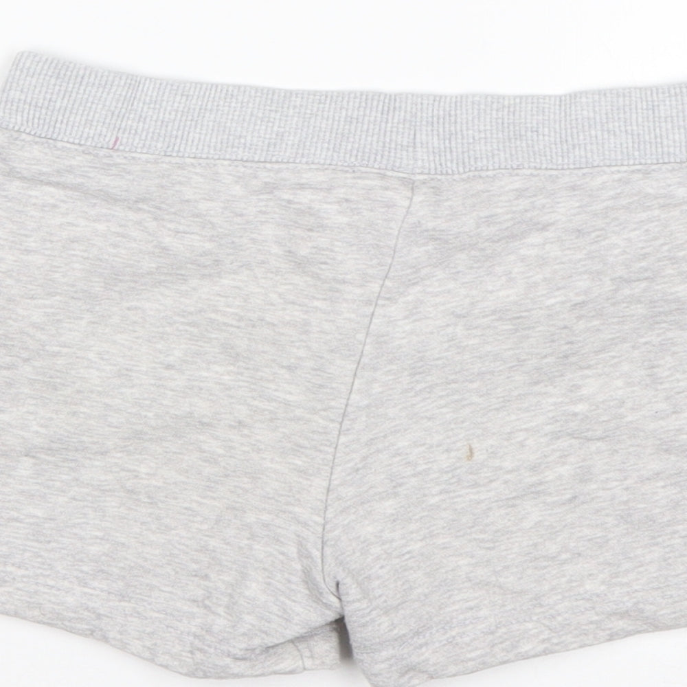 Miss Olypus Girls Grey Cotton Sweat Shorts Size 9-10 Years Regular