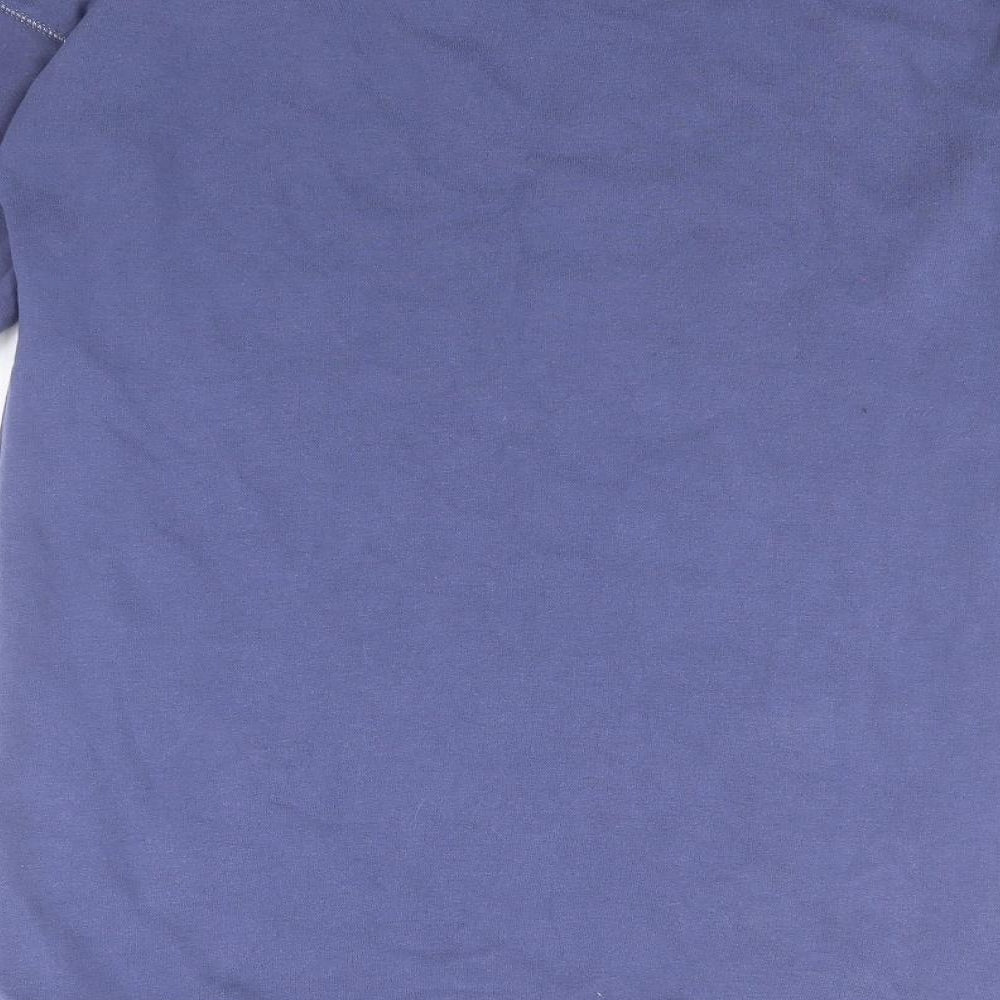 NEXT Womens Blue Round Neck Cotton Pullover Jumper Size 6