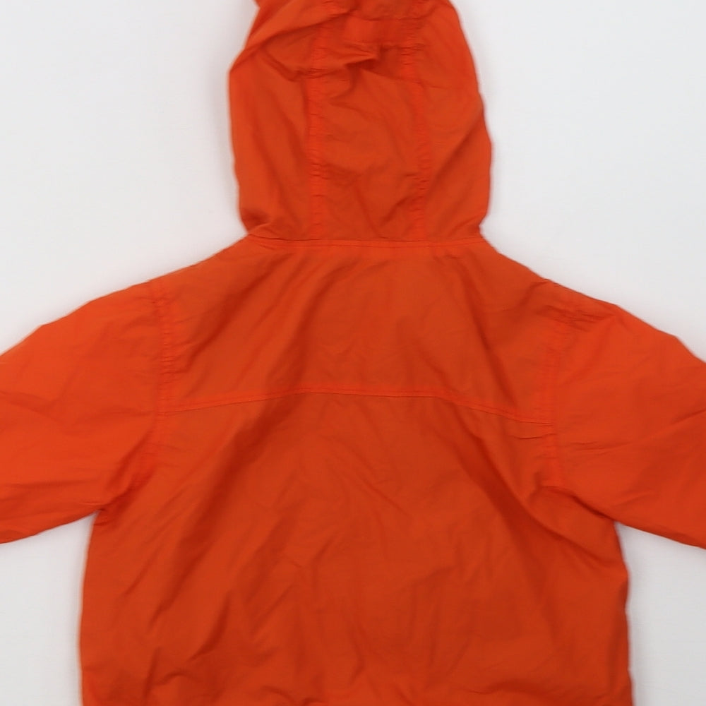 Gap Boys Orange Rain Coat Jacket Size 2 Years Zip