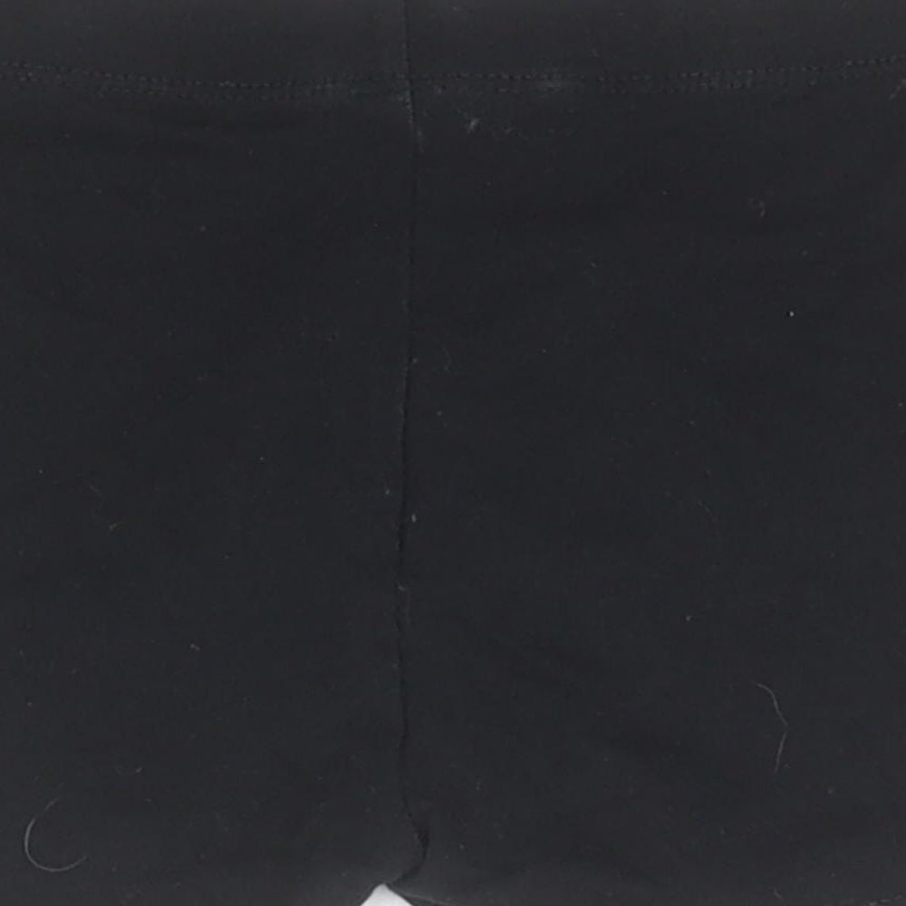 George Boys Black Cotton Compression Shorts Size 4-5 Years Regular