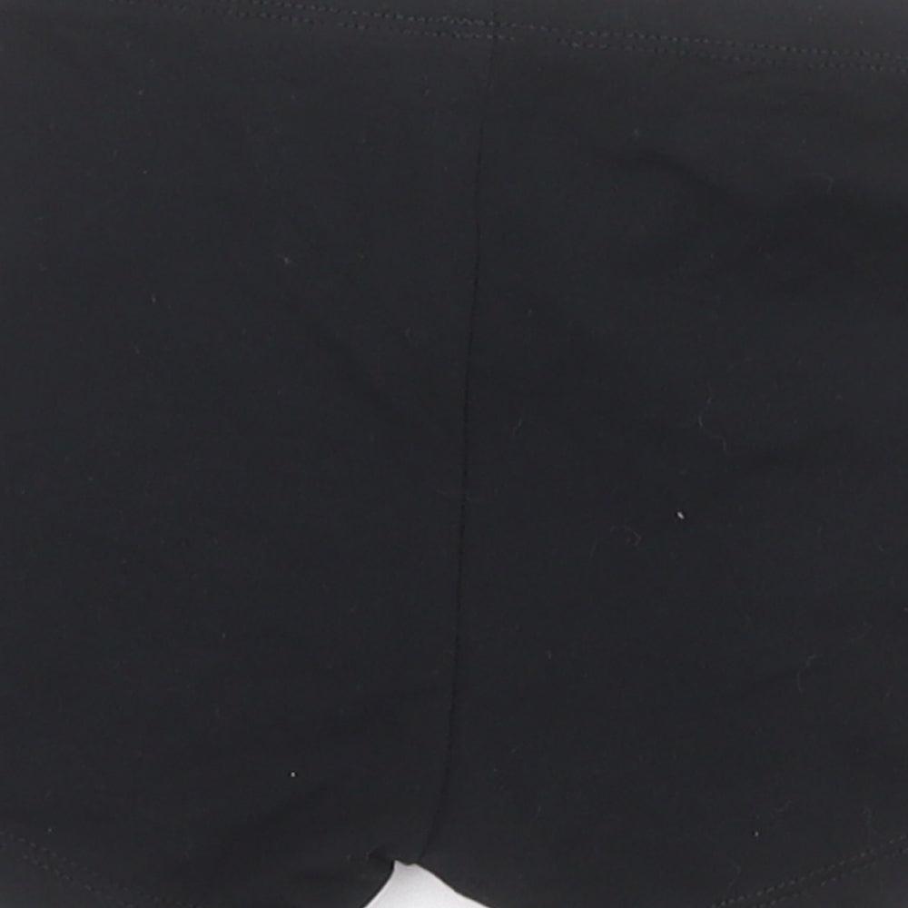 George Boys Black Cotton Compression Shorts Size 4-5 Years Regular