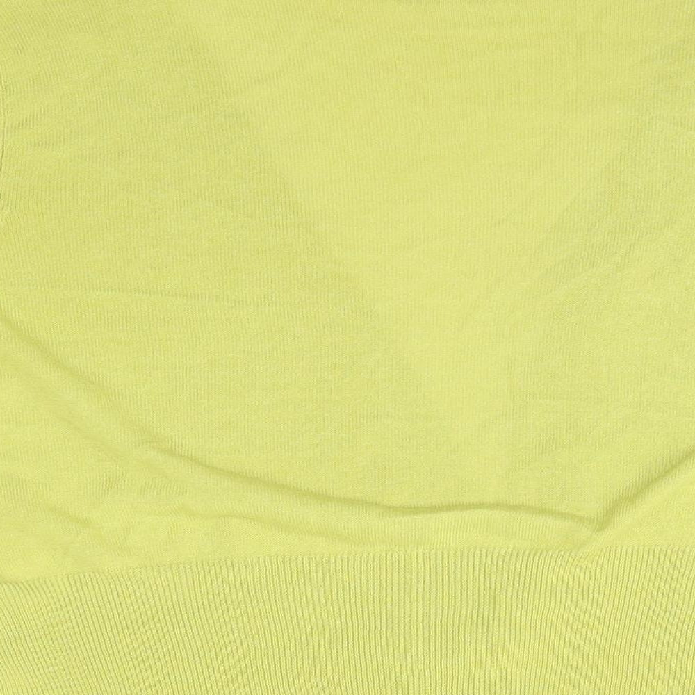 Wallis Womens Green Viscose Basic Blouse Size 16 Round Neck