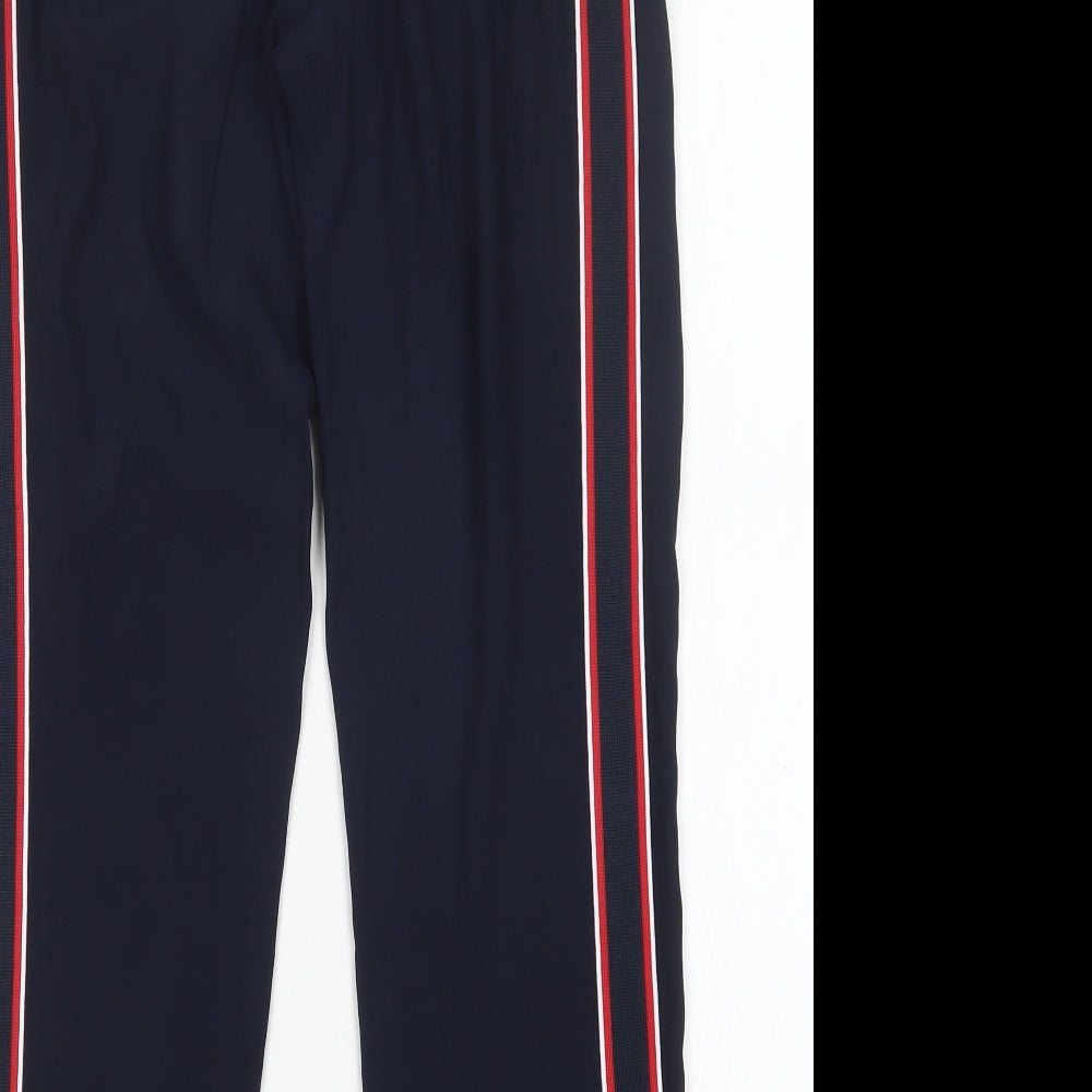 Marks & Spencer Womens Multicoloured Polyester Trousers Size 6 L28 in Regular