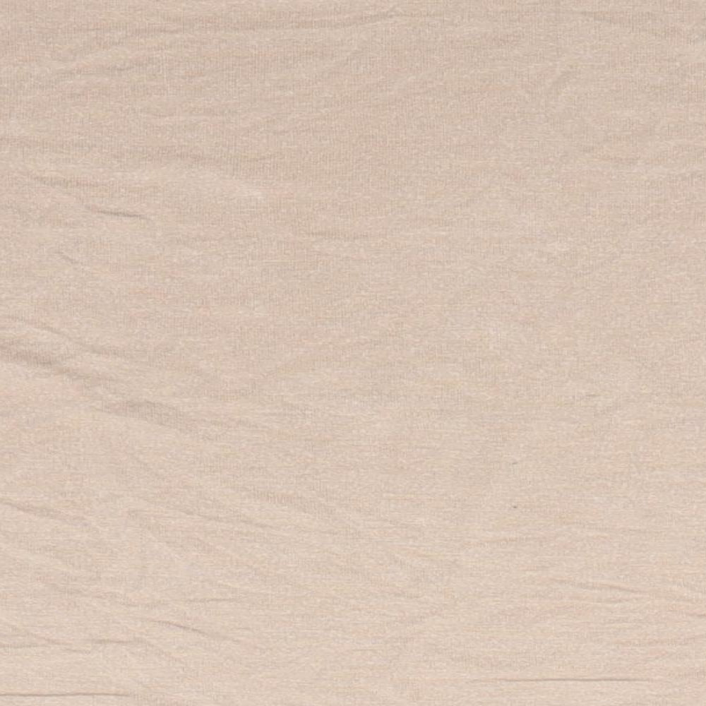 PRETTYLITTLETHING Womens Beige Viscose Basic T-Shirt Size 6 Round Neck - Mocha colour Turn ups on sleeve