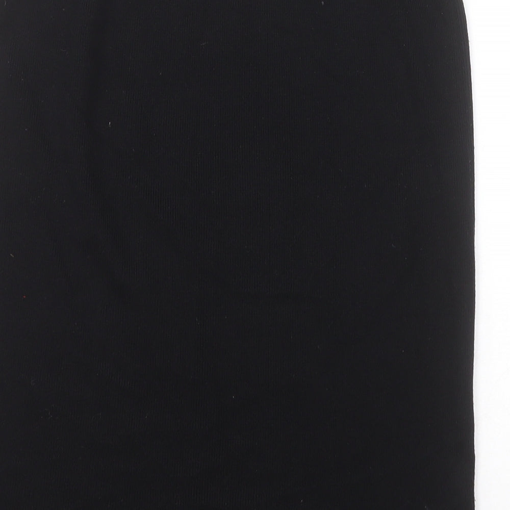 Marks & Spencer Womens Black Acrylic A-Line Skirt Size S