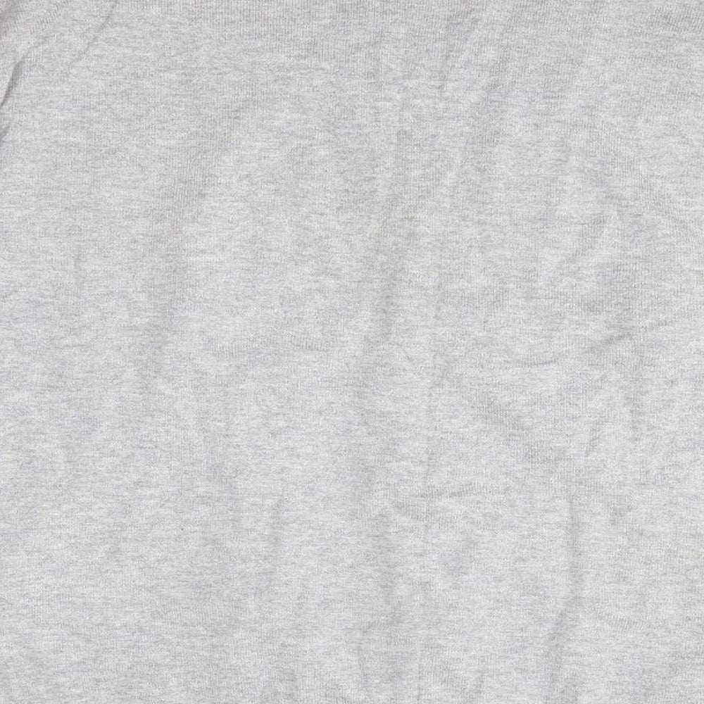 NEXT Mens Grey V-Neck Cotton Pullover Jumper Size M