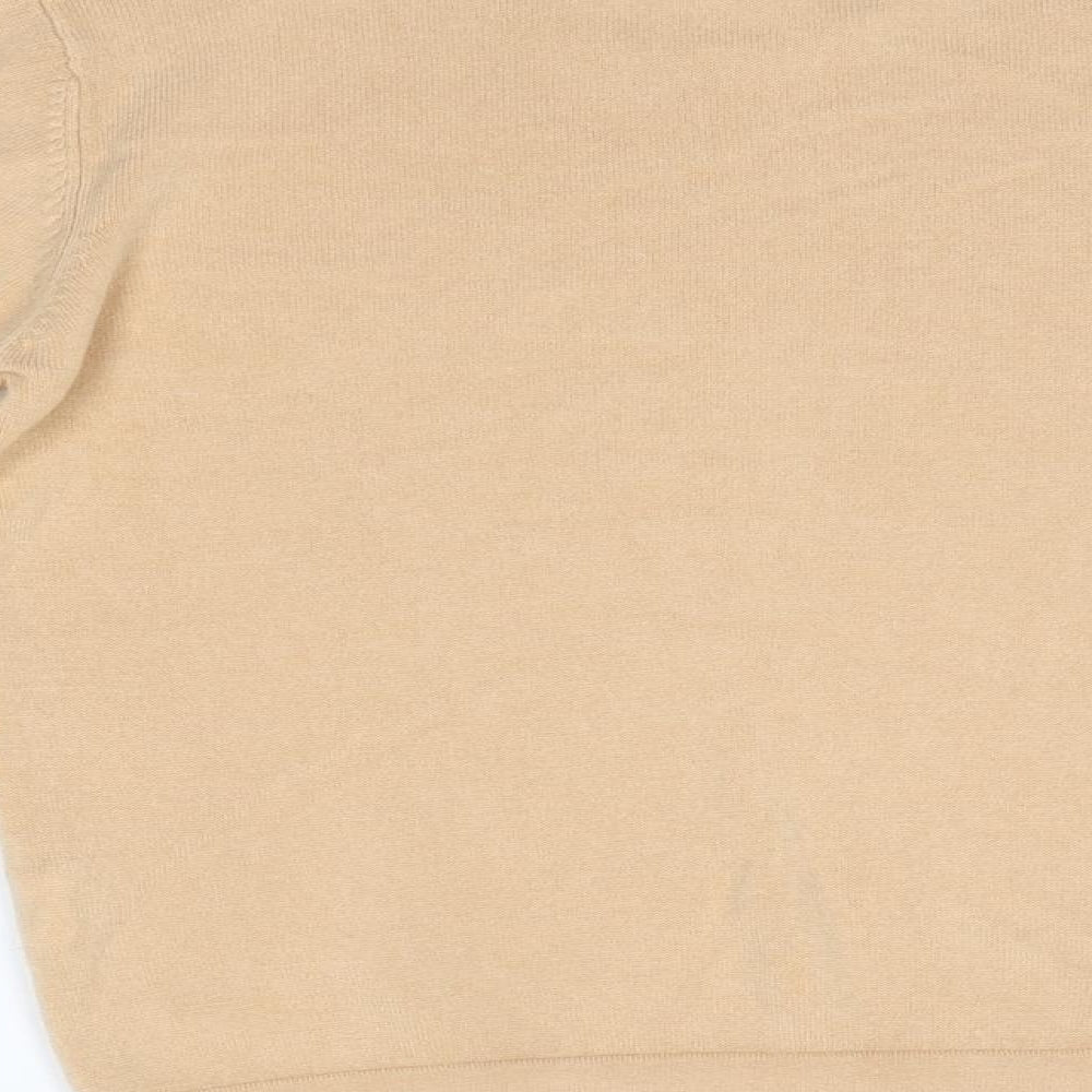 Originals Womens Brown High Neck Acrylic Pullover Jumper Size 10