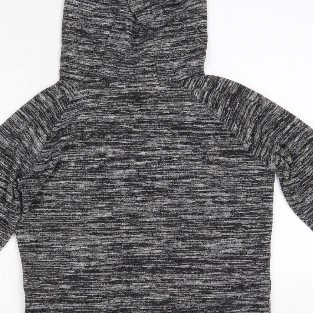 Miss Evie Girls Grey Polyester Pullover Hoodie Size 11-12 Years
