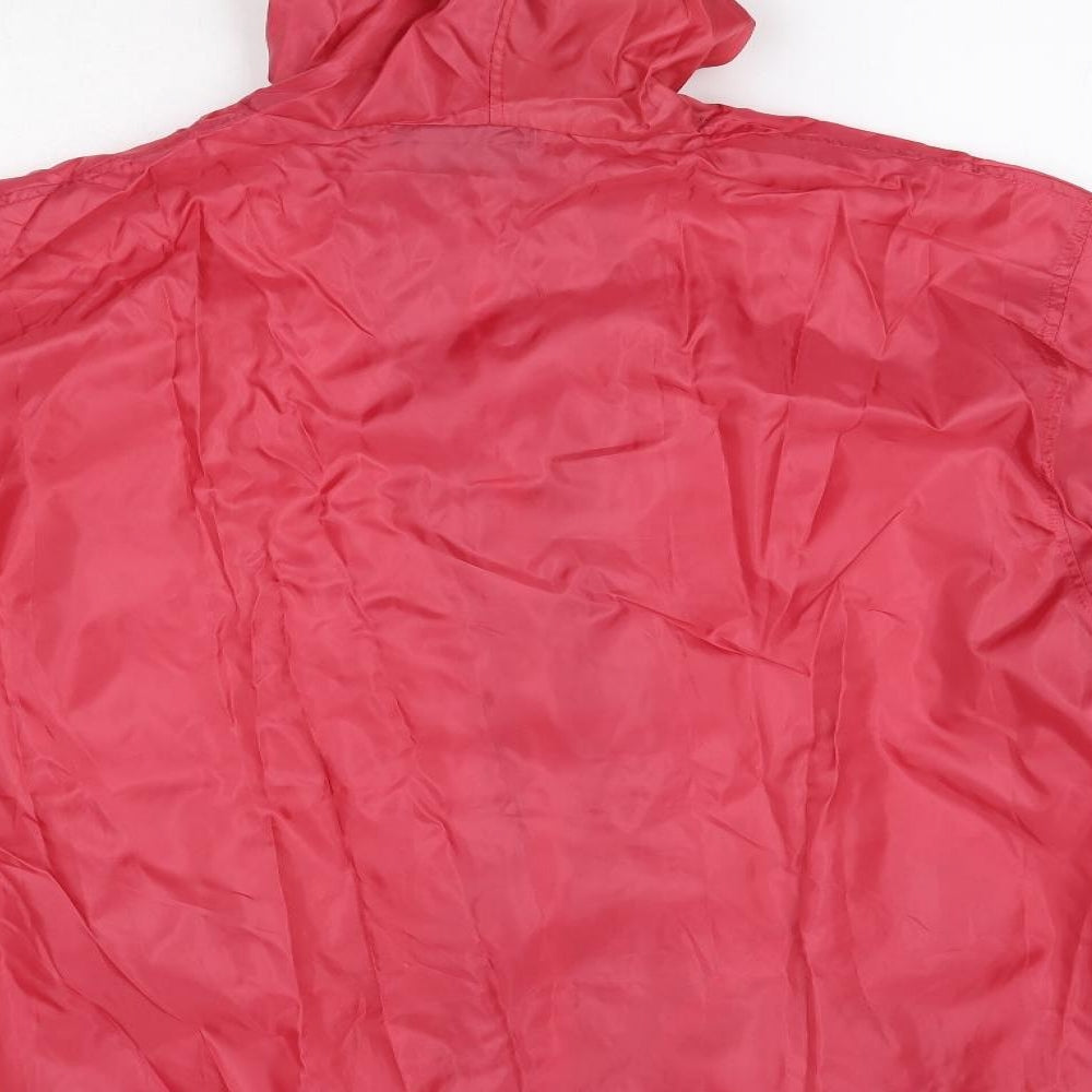 Isle Womens Pink Rain Coat Coat Size M