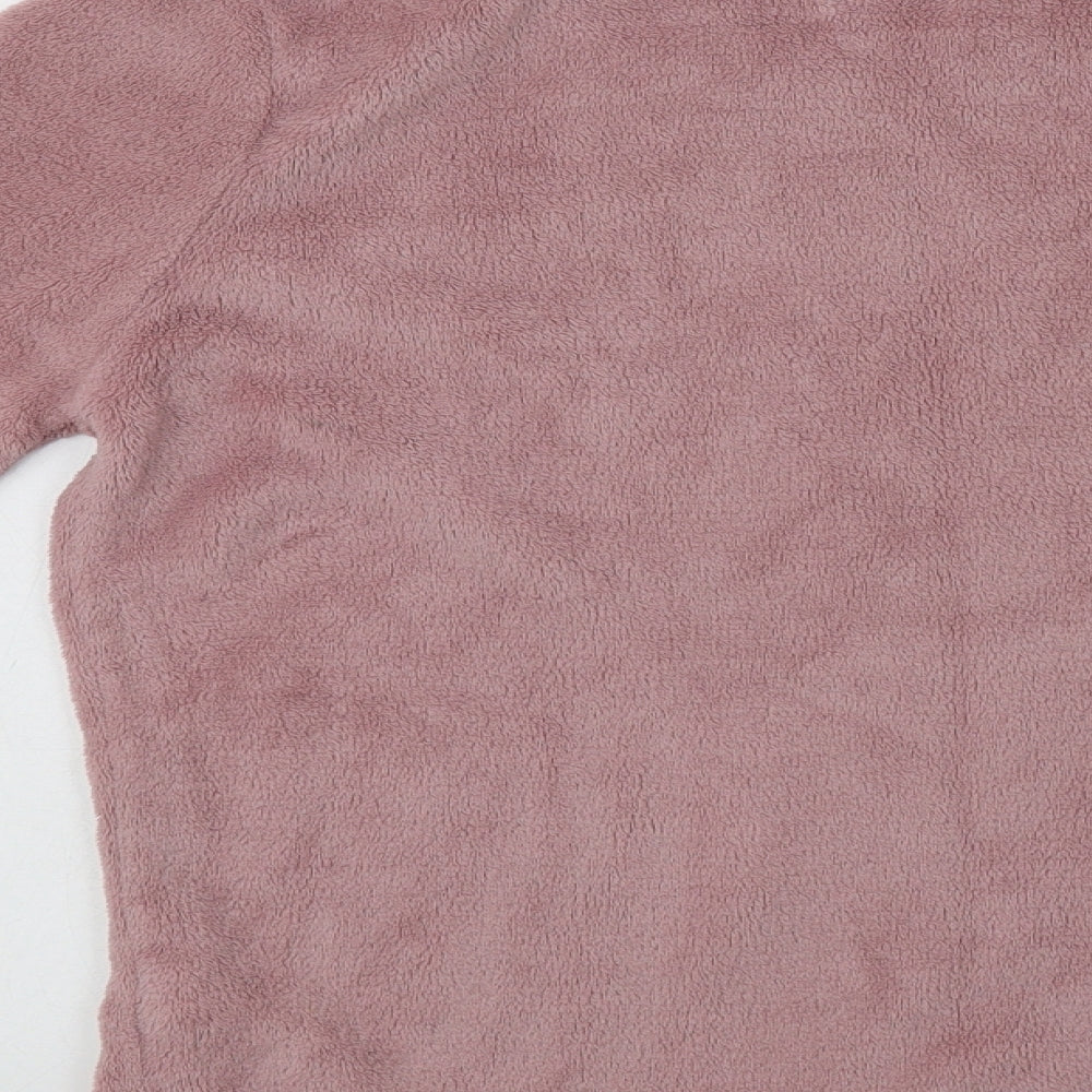 Primark Womens Pink Polyester Top Pyjama Top Size 10 - Sequin Detail