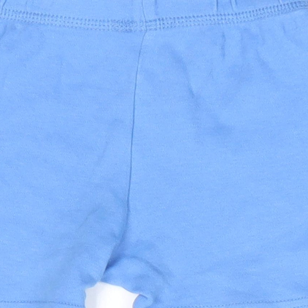 George Boys Blue Cotton Sweatpants Trousers Size 6-9 Months - Sky Blue