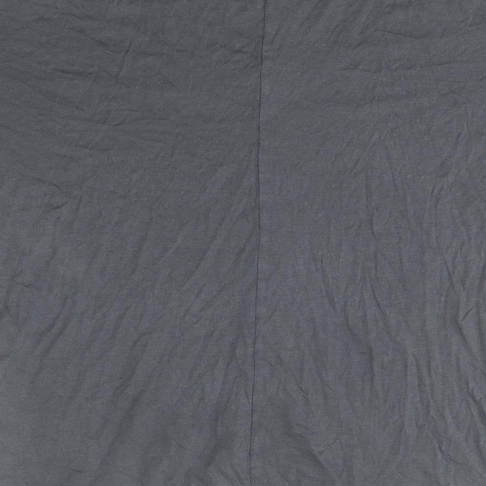 New Look Womens Grey Modal Basic Blouse Size 6 Round Neck