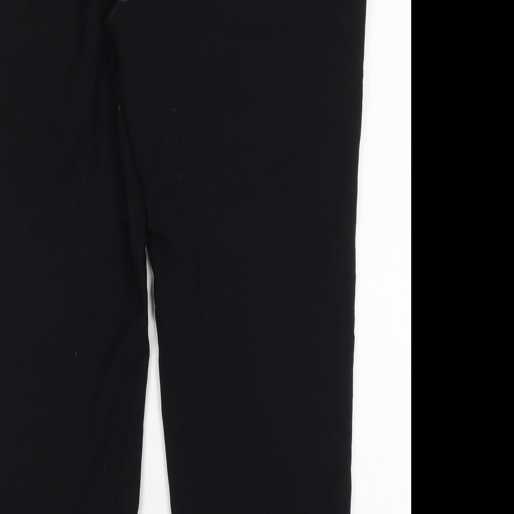 M&S Womens Blue Polyester Trousers Size 18 L29 in Regular