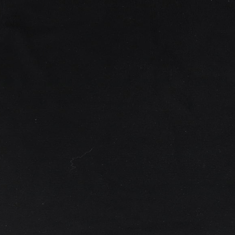 George Essentials Womens Black Round Neck Acrylic Pullover Jumper Size 16 - Cuff & hem banding