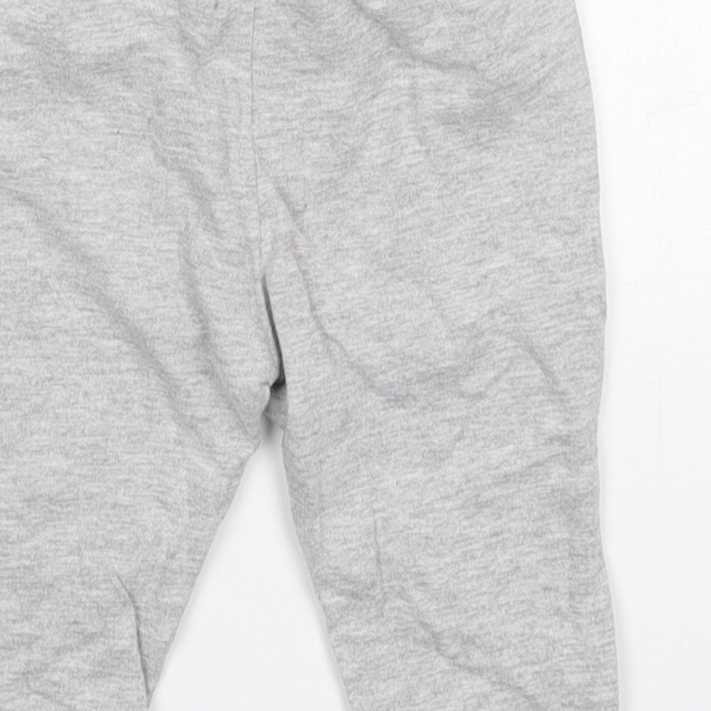 TU Boys Grey Cotton Sweatpants Trousers Size 6-9 Months Drawstring