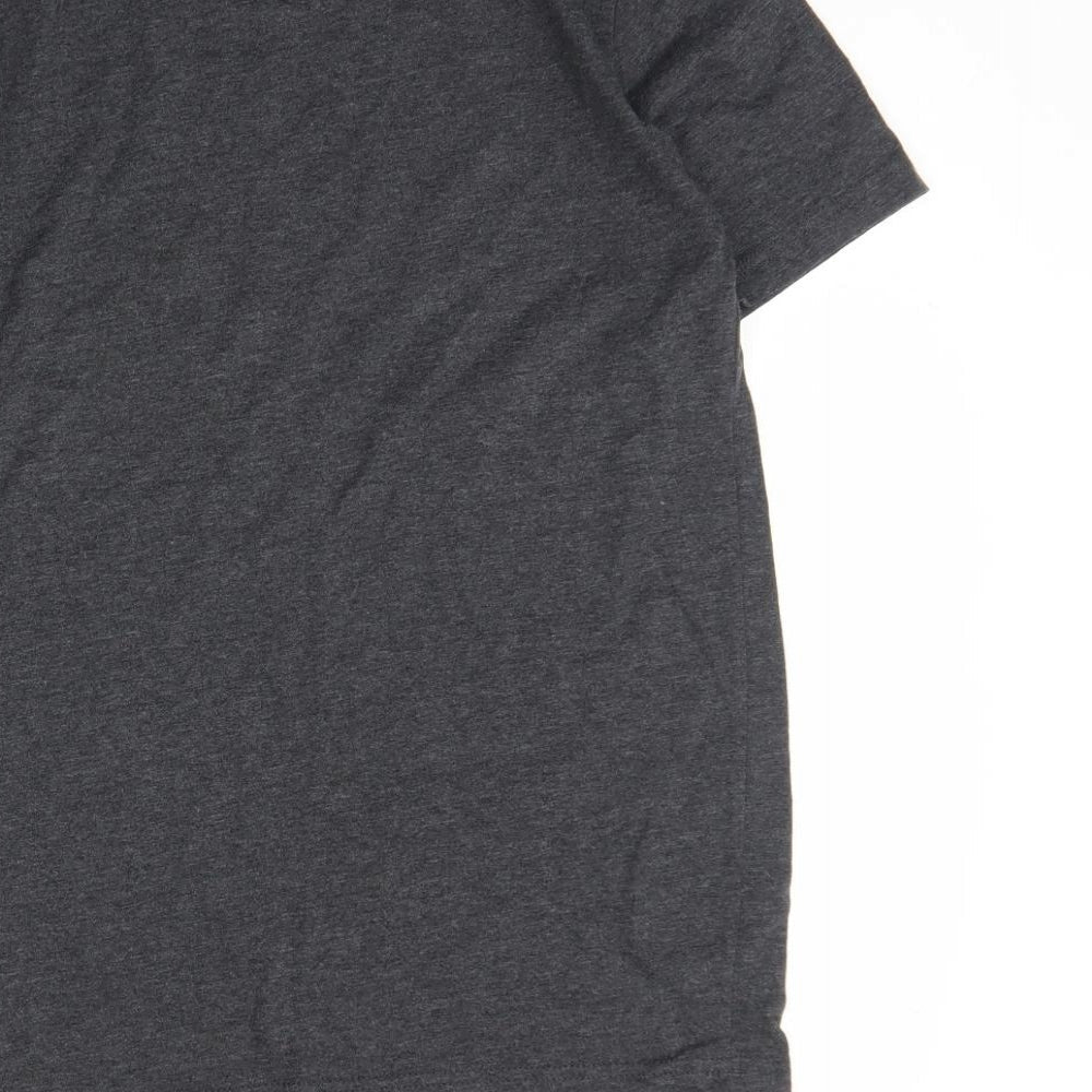 Canvas Womens Grey Cotton Basic T-Shirt Size S Round Neck - Maid of honour
