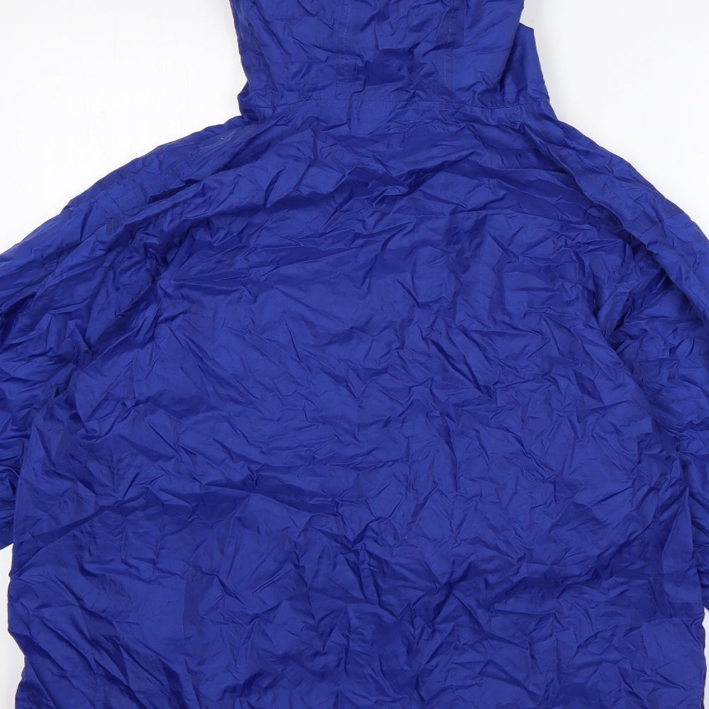 bagamac Mens Blue Rain Coat Coat Size S