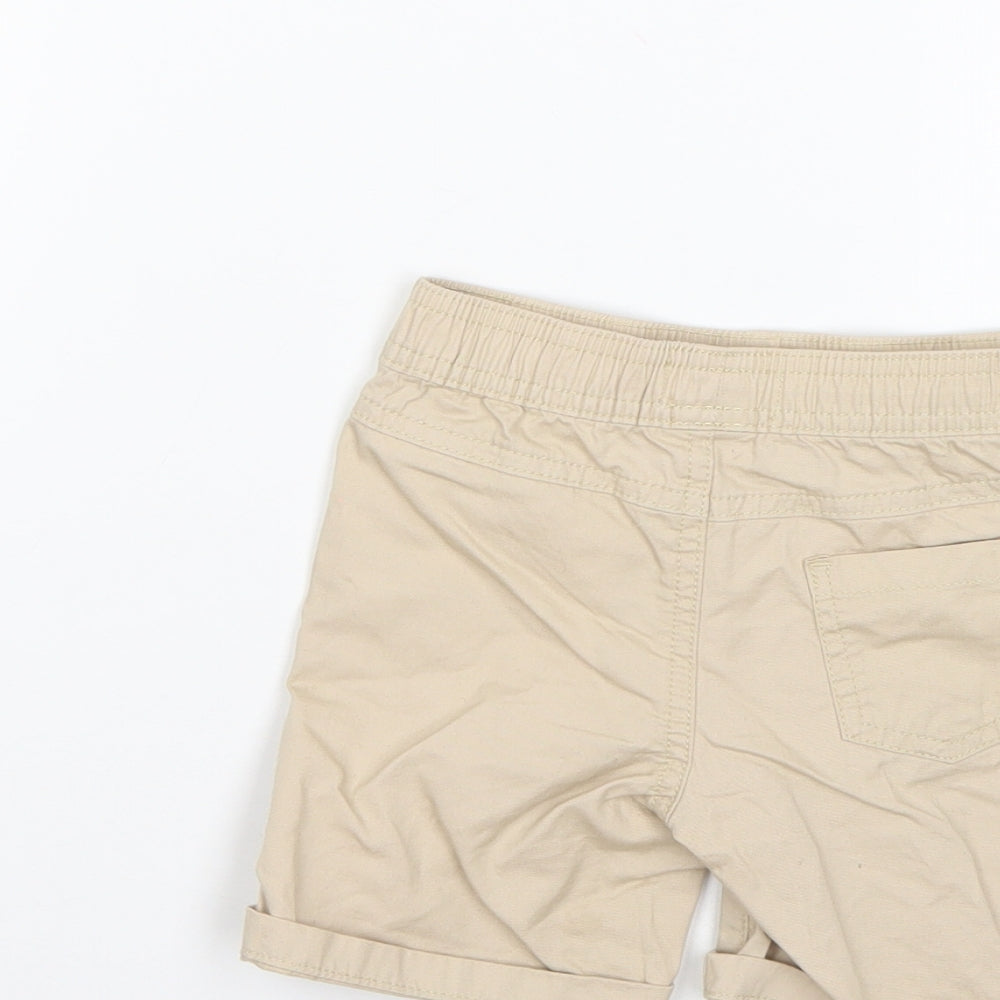 Primark Baby Beige 100% Cotton Cropped Trousers Size 12-18 Months