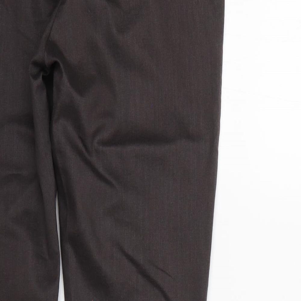 Comma Mens Grey Polyester Trousers Size 40 L28 in Regular