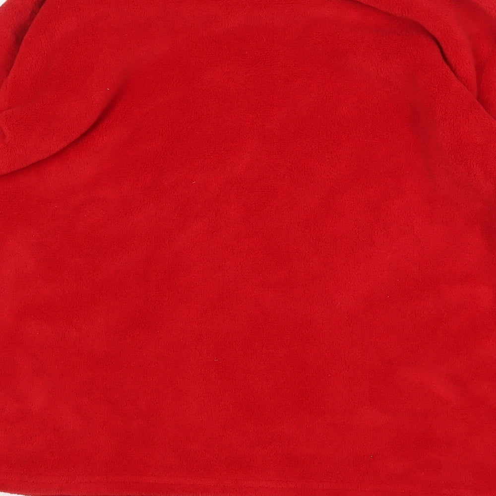 Matalan Womens Red Polyester Top Pyjama Top Size S