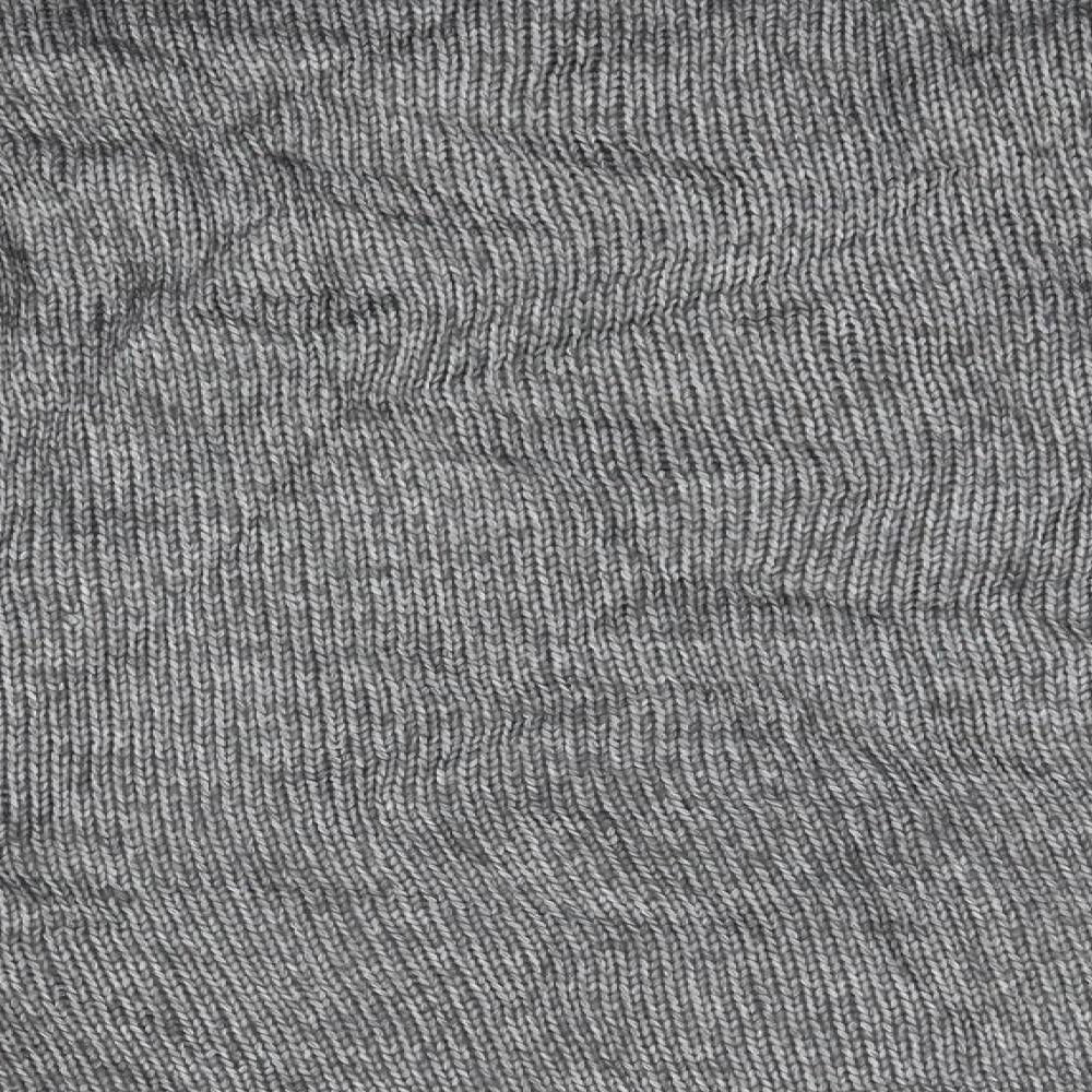 George Womens Grey V-Neck Polyester Pullover Jumper Size M