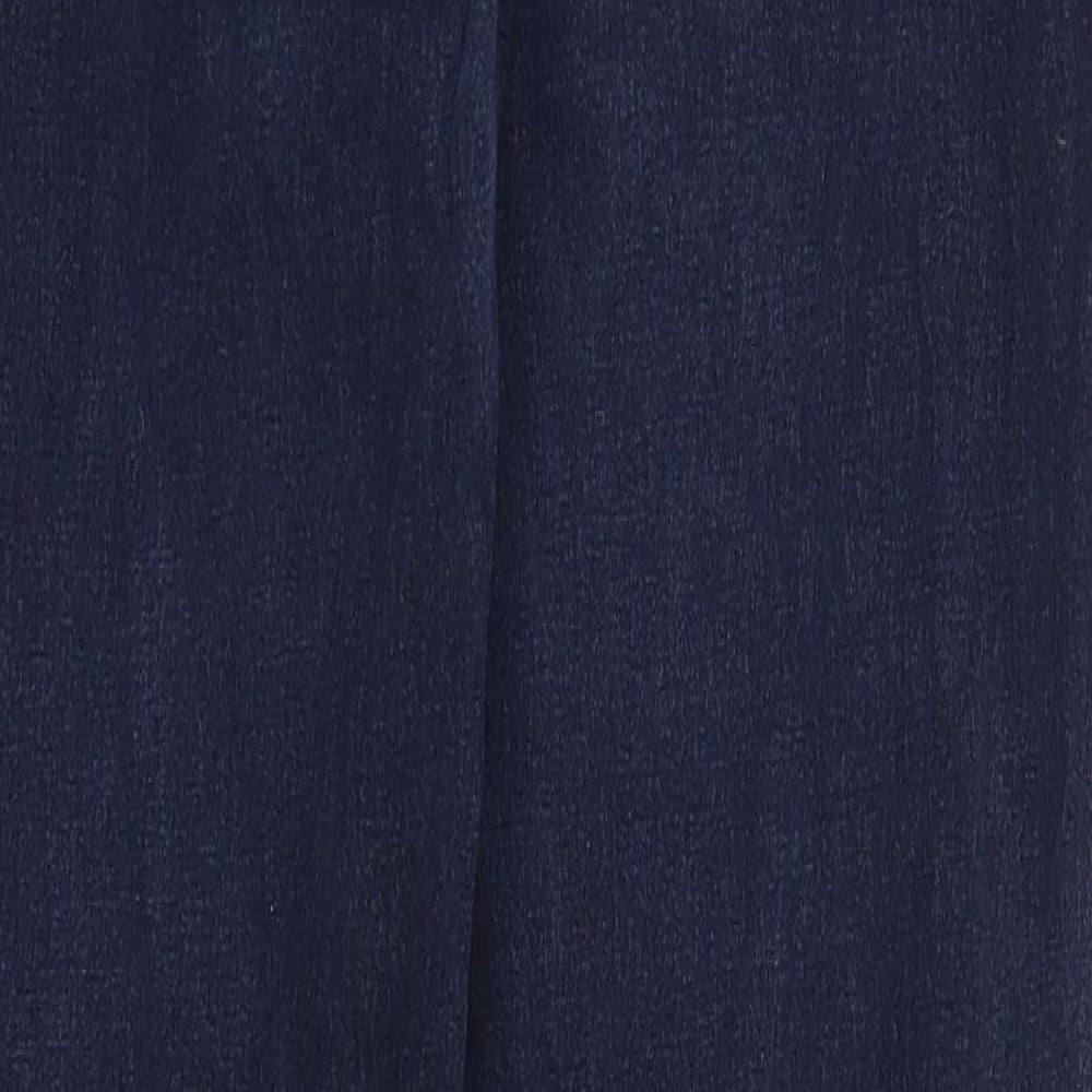 Marks & Spencer Womens Blue Cotton Jegging Jeans Size 37 in L31 in Regular