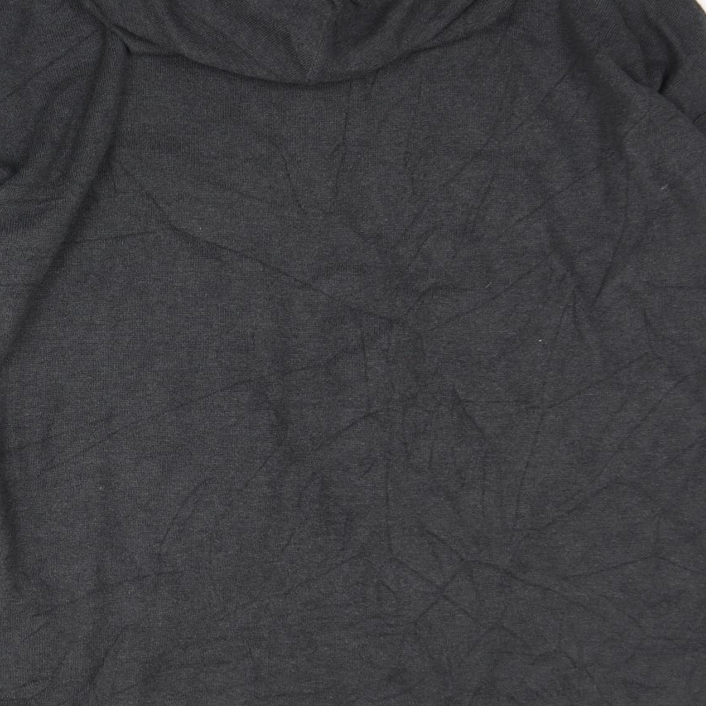 NEXT Womens Grey Cotton Pullover Hoodie Size 10