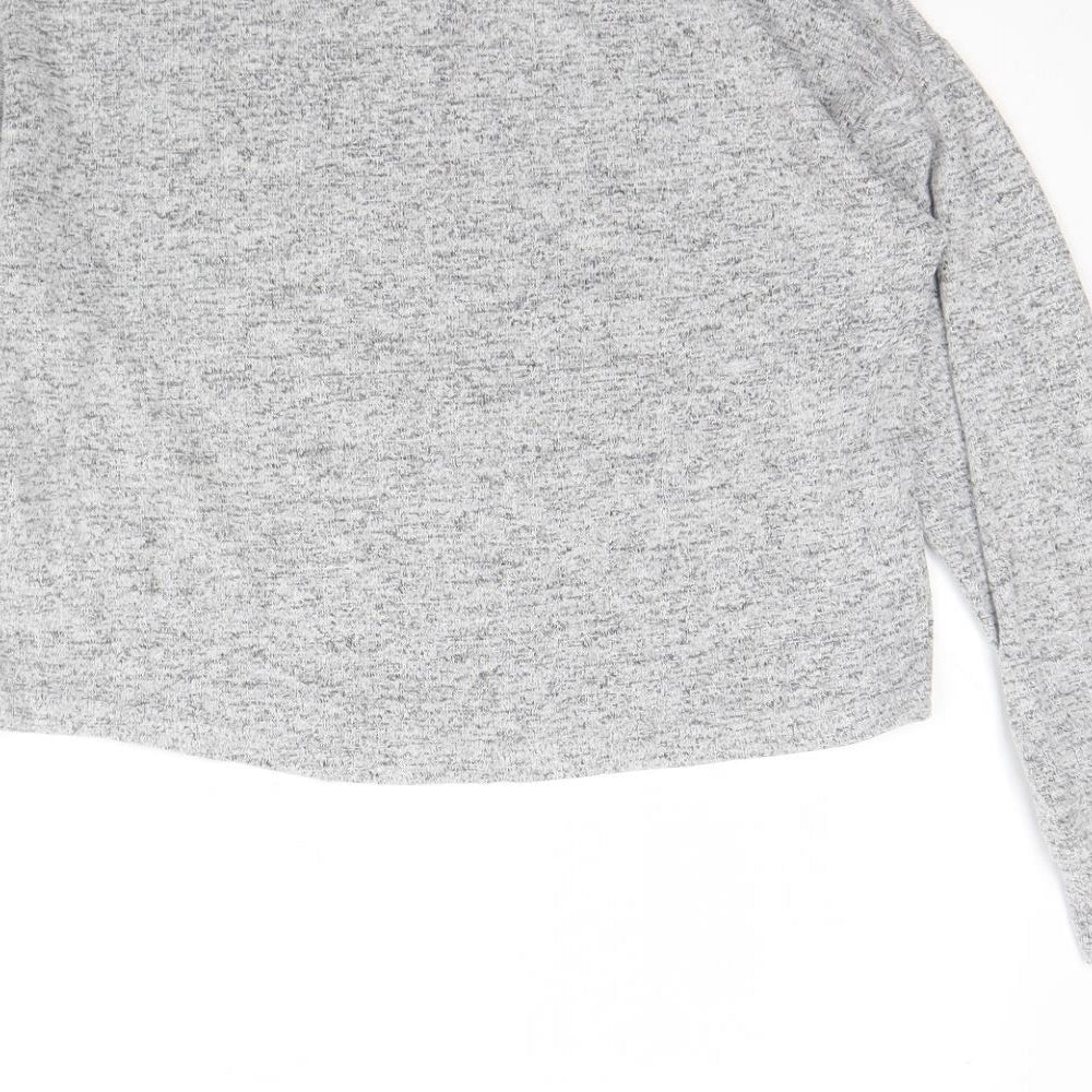 Netflix Womens Grey Round Neck Viscose Pullover Jumper Size XS - Sex education