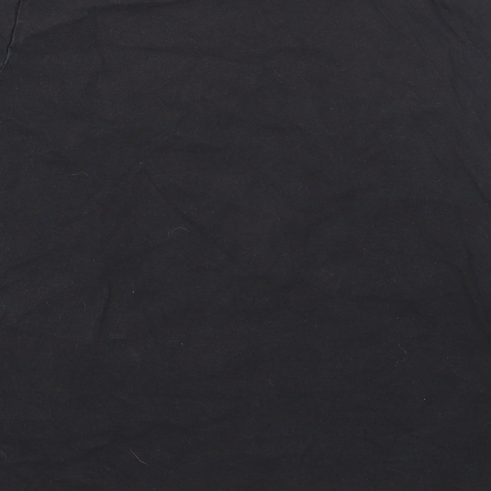 Mojang Boys Black Cotton Basic T-Shirt Size 10-11 Years Round Neck - Minecraft