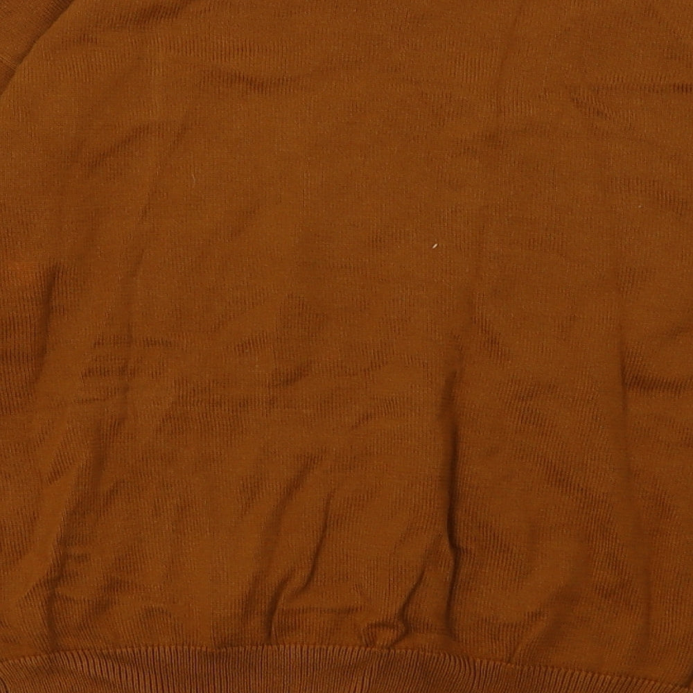 Avenue Womens Brown Cotton Pullover Sweatshirt Size 10 Pullover
