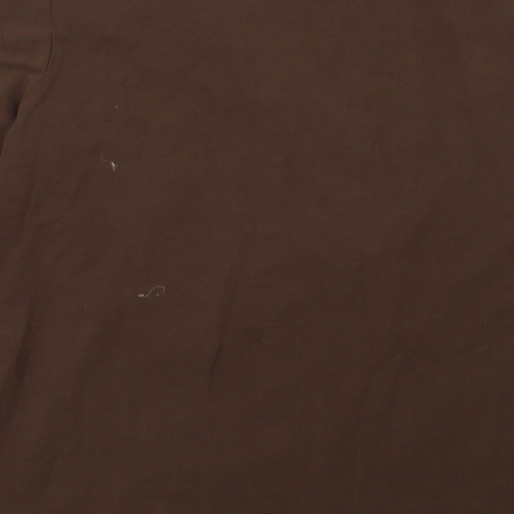 South Womens Brown Cotton Pullover Sweatshirt Size 18 Pullover