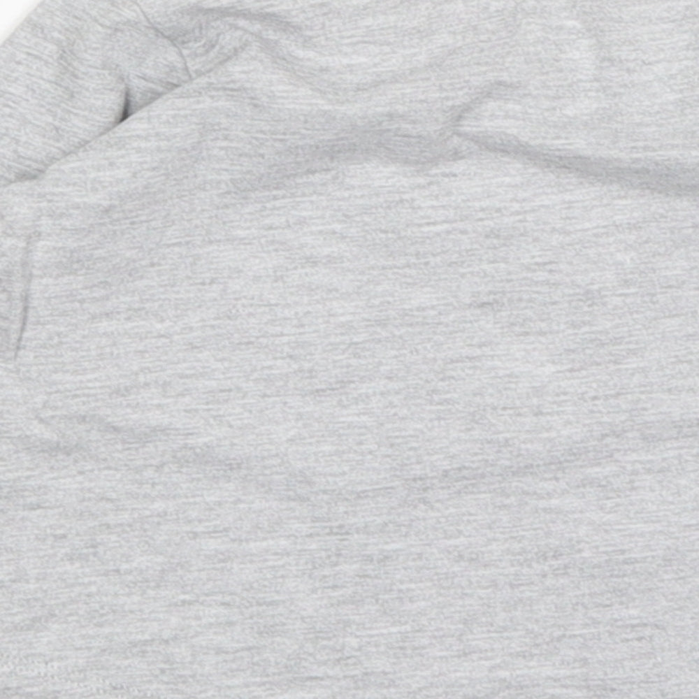 Matalan Girls Grey Cotton Basic T-Shirt Size 9-12 Months Round Neck - Daddy