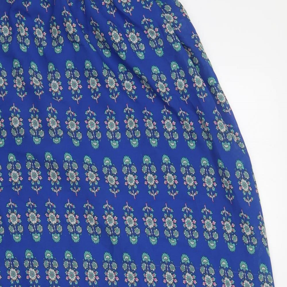 Atmosphere Womens Multicoloured Paisley Polyester A-Line Size 8 Off the Shoulder