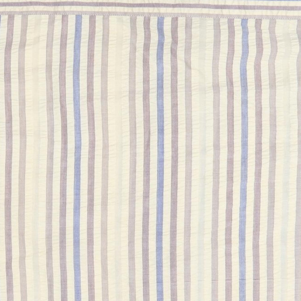 Grenoville Womens Multicoloured Striped Polyester Basic Button-Up Size L Collared