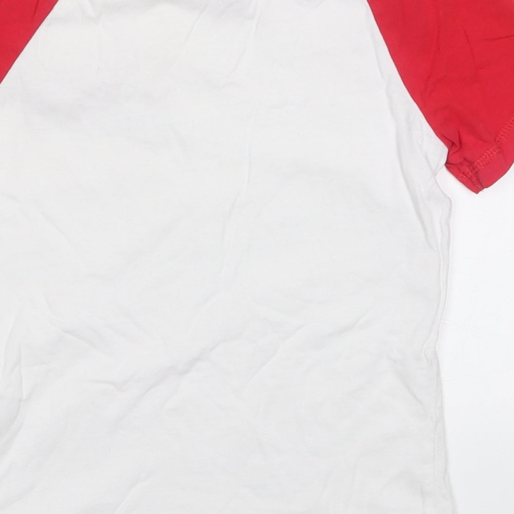 George Boys Red Cotton Basic T-Shirt Size 5-6 Years Crew Neck Pullover - Epic Esports Gaming