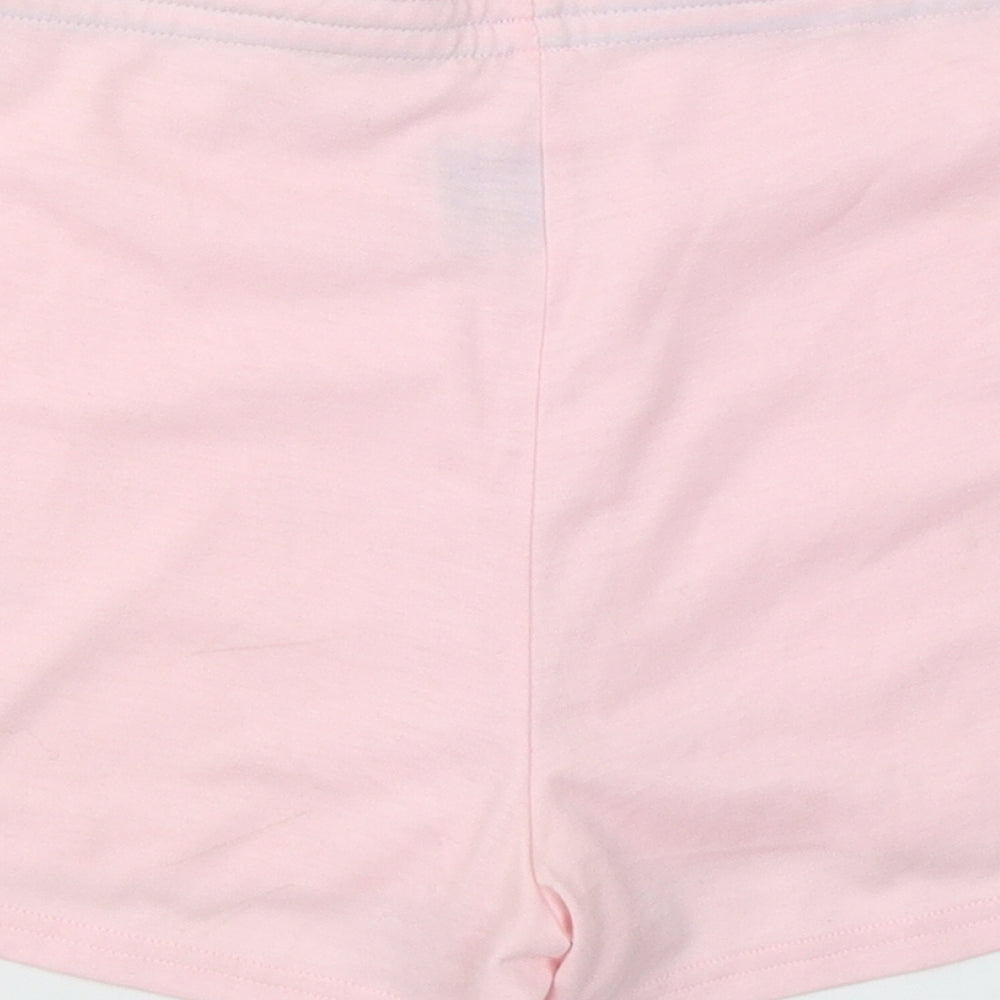 Xe Womens Pink Polyester Sweat Shorts Size S Regular