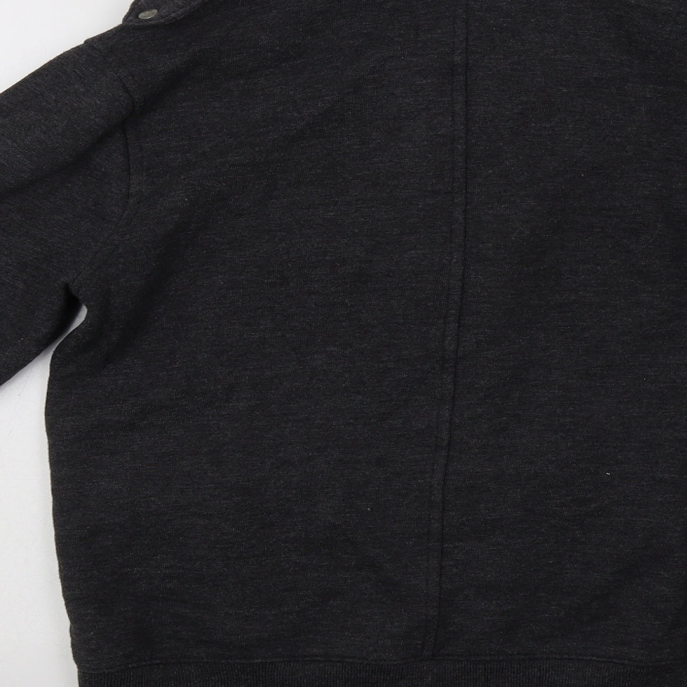 RVSD Mens Grey Cotton Cardigan Sweatshirt Size S