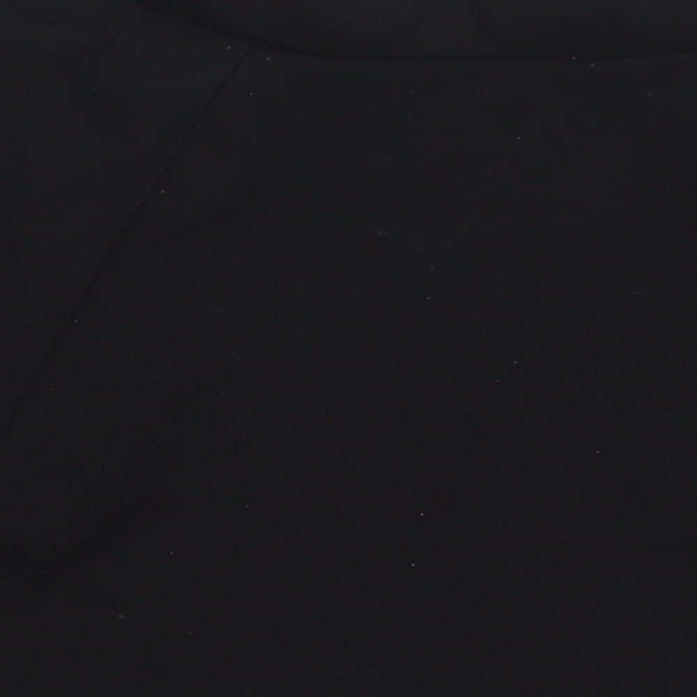George Girls Black Polyester Skater Skirt Size 7-8 Years Regular