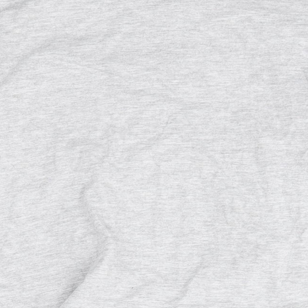 George Boys Grey Cotton Basic Casual Size 4-5 Years Round Neck
