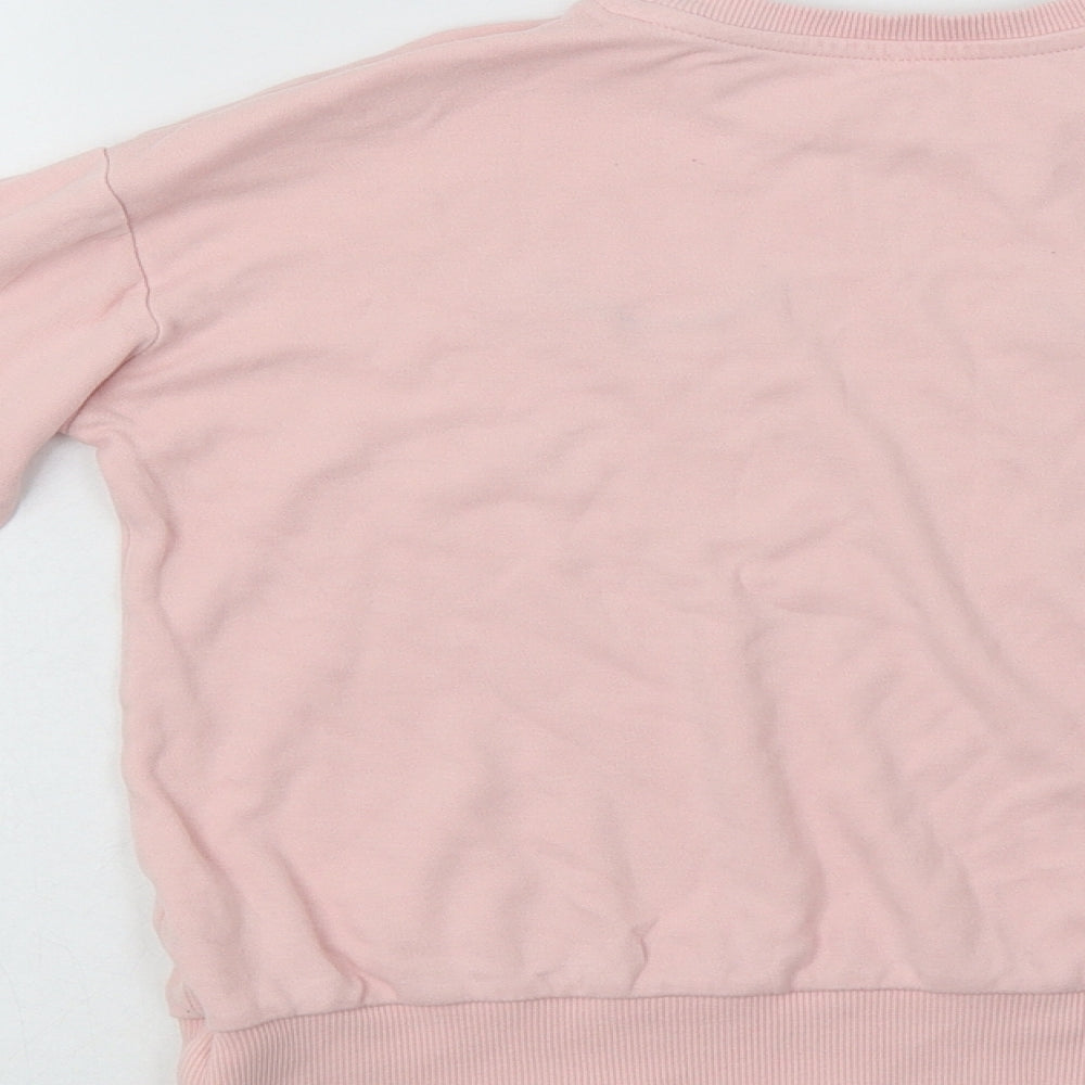 George Girls Pink Cotton Top Pyjama Top Size 9-10 Years
