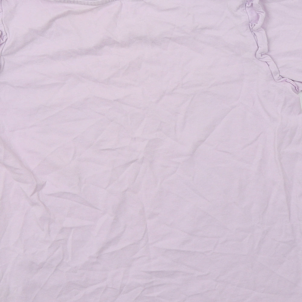 Matalan Girls Purple Cotton Top Pyjama Top Size 13 Years