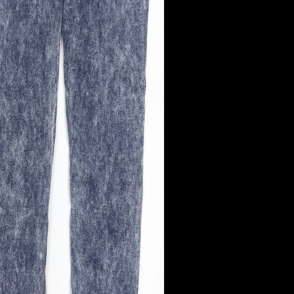 Vanilla Star Womens Blue Cotton Jegging Jeans Size 29 in L30 in Regular Button