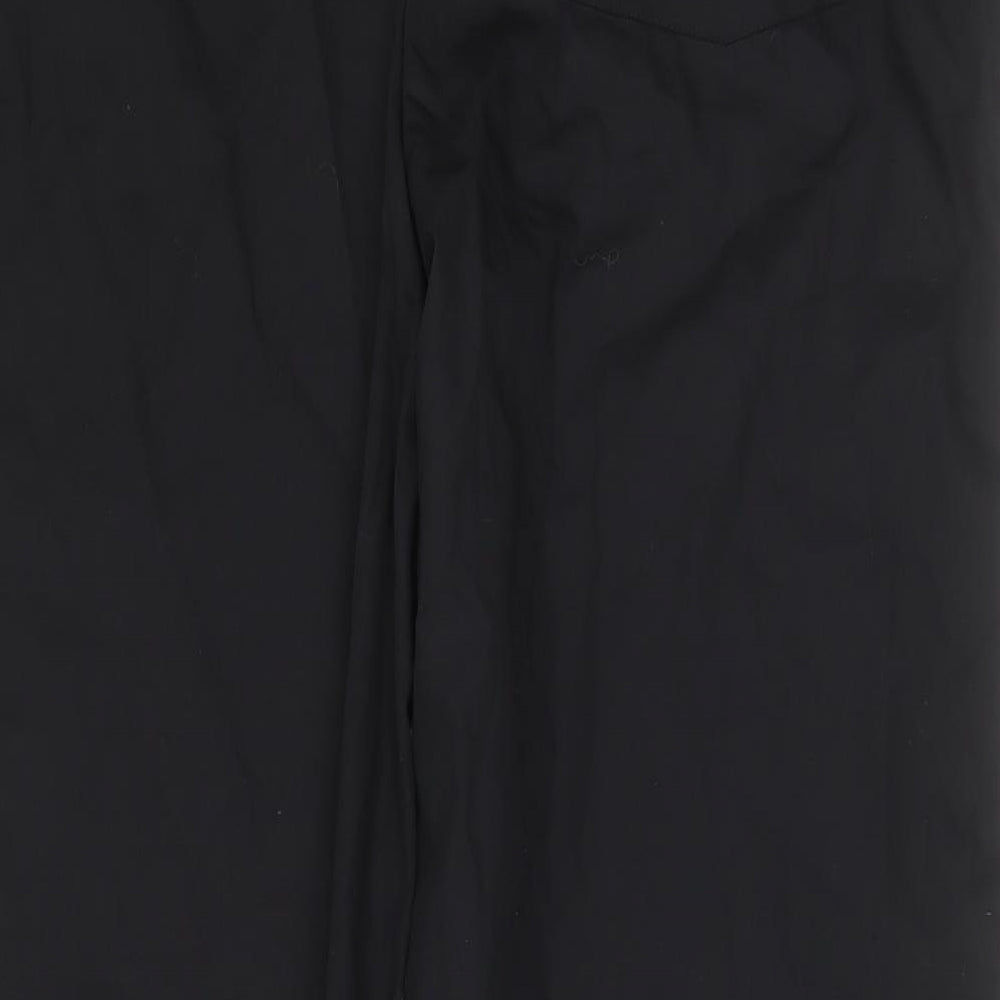 Adar Womens Black Polyester Trousers Size 2XL L30 in Regular