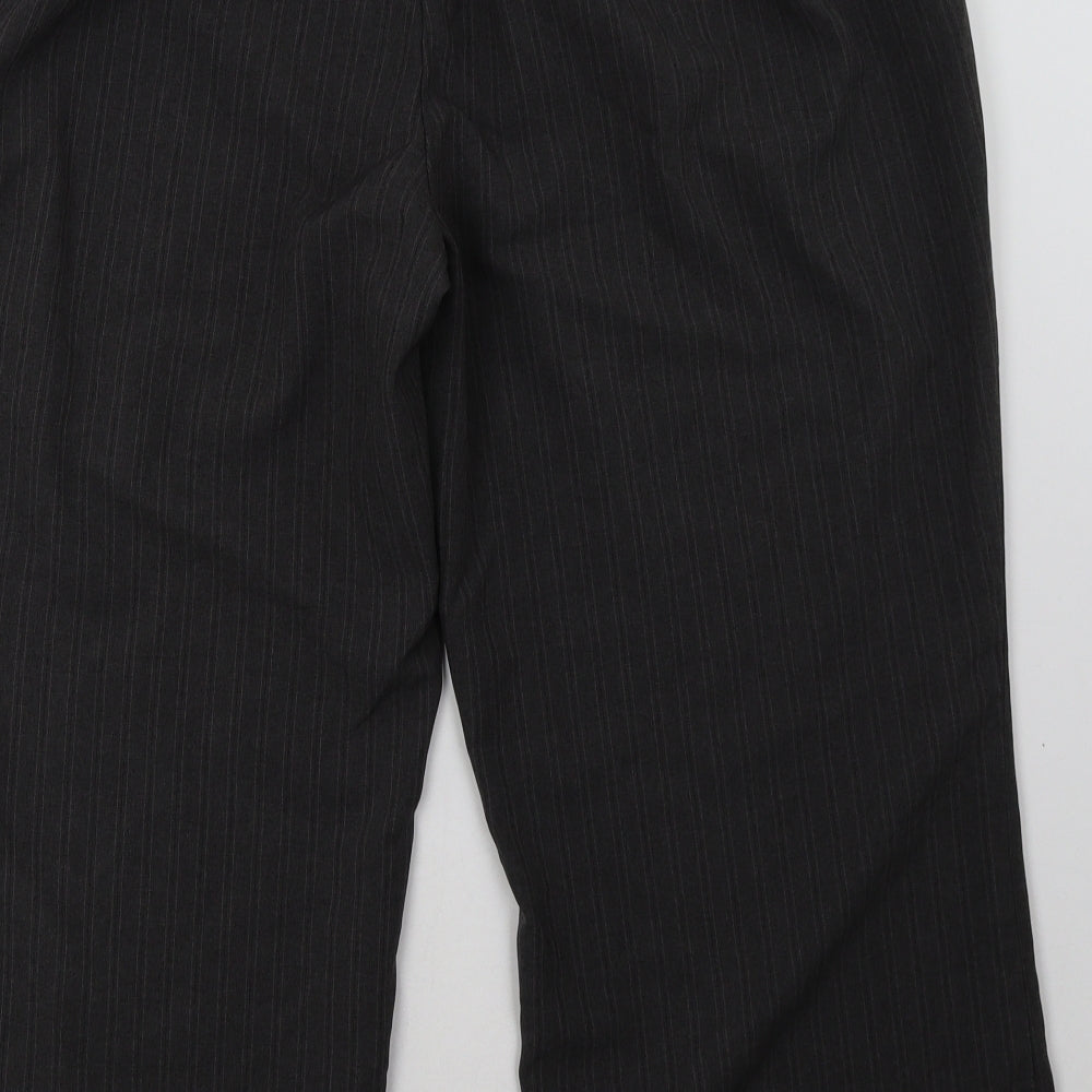 Bonmarché Womens Grey Polyester Trousers Size 22 L28 in Regular